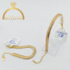 دستبند زنانه طرح طلا برند ZJ کد ۱۳۰21