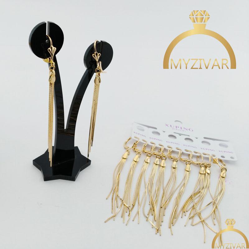 گوشواره آویزدار طرح طلا مارک ژوپینگ کد ۸۰۳۸ گوشواره آویزدار طرح طلا مارک ژوپینگ کد ۸۰۳8