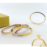 دستبنددستبند النگویی کارتیر طرح طلا و رنگ ثابت کد ۱۳۰۳5