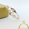 دستبند النگویی پروانه طرح طلا و رنگ ثابت کد ۱۳۰۳8