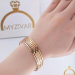 النگوی طلاروس آینه ای طرح طلا کد ۱۰22