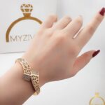 دستبند زنانه طرح طلا مارک ژوپینگ کد 13051