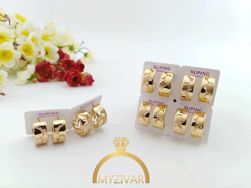 4_5893135845296179823 گوشواره طرح طلا مارک ژوپینگ کد 8105