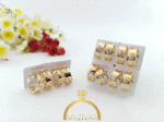 گوشواره طرح طلا مارک ژوپینگ کد 8103