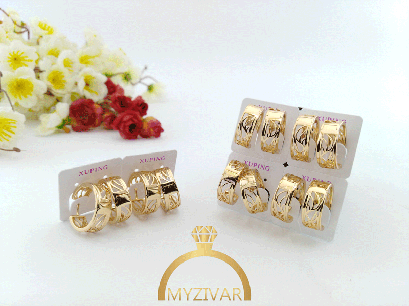 4_5893135845296179824 گوشواره طرح طلا مارک ژوپینگ کد 8103