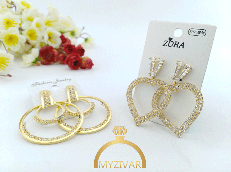 4_5893135845296179825 گوشواره نگیندار مارک Zora کد 8102