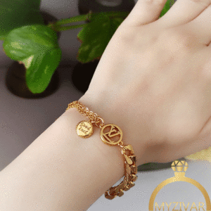 دستبند اسپورت طرح طلا برند ZJ کد 13073