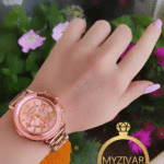 ساعت بند فلزی دخترانه کد 9096