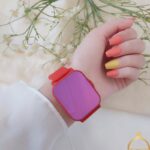 ساعت لمسی بند ژله ای