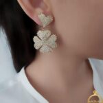 گوشواره شیک نگین دار