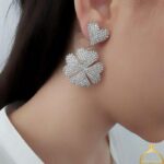 گوشواره شیک نگین دار